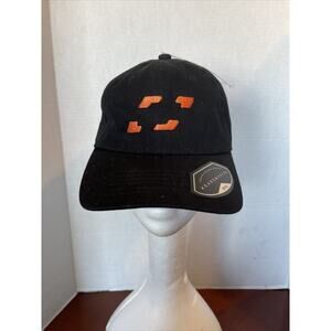 BOOM Black Baseball Cap Academy Fits Adjustable